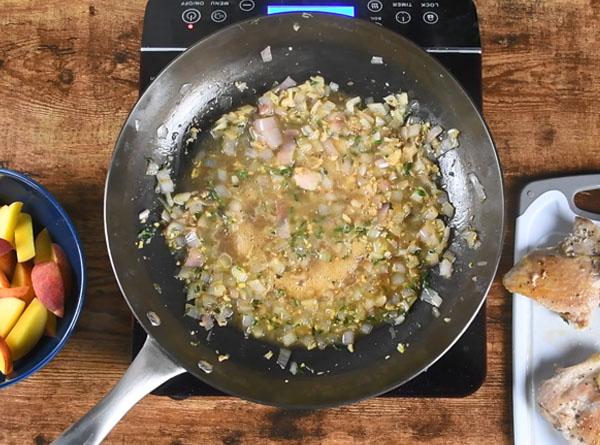 Savory Peach & Chicken Skillet - Step 5